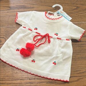 Vintage little angel knitted dress